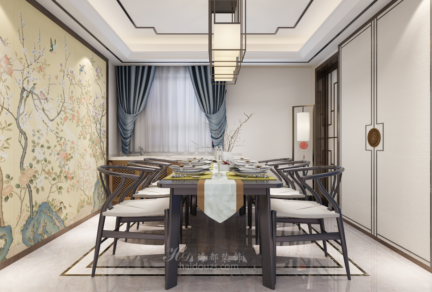 延安凱旋城(chéng)180㎡大(dà)宅餐廳